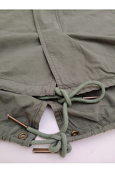 DRYKORN Pánská bavlněná parka khaki vojenská podzimní jarní Vel. M | DRYKORN | obrázek 3