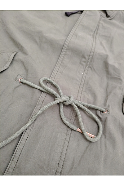 DRYKORN Pánská bavlněná parka khaki vojenská podzimní jarní Vel. M | DRYKORN | obrázek 5