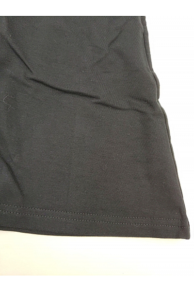 Be wear Černé bavlněné šaty s dlouhým rukávem a rozparkem Velikost L | Be wear | obrázek 4