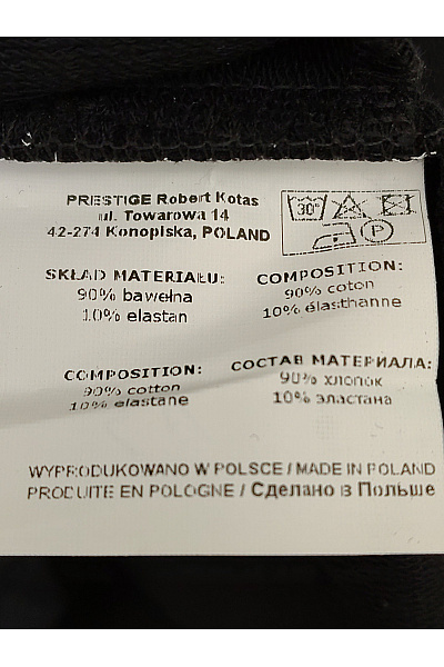 Be wear Černé bavlněné šaty s dlouhým rukávem a rozparkem Velikost L | Be wear | obrázek 8