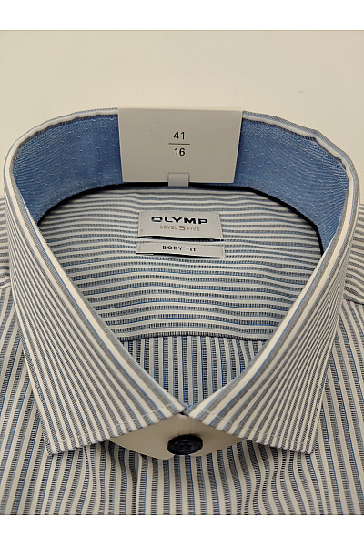 OLYMP Bavlněná pruhovaná košile s dlouhým rukávem business slim fit | OLYMP | obrázek 7