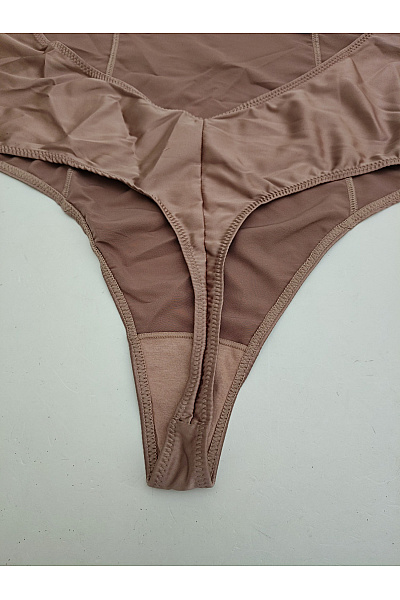 La Senza Hnědé dámské body s kosticemi pro plnoštíhlé Vel. EU XL/TG | La Senza | obrázek 6