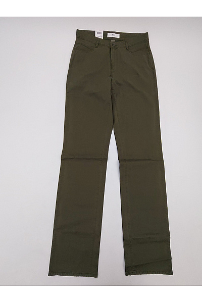 BRAX Dámské bavlněné khaki chinos kalhoty s kapsami Velikost DE 42L | BRAX | obrázek 2