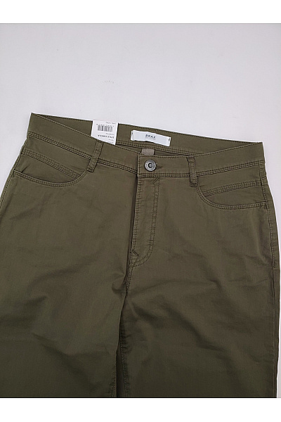 BRAX Dámské bavlněné khaki chinos kalhoty s kapsami Velikost DE 42L | BRAX | obrázek 4