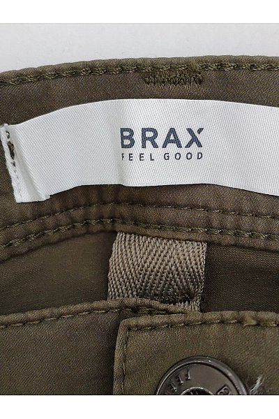 BRAX Dámské bavlněné khaki chinos kalhoty s kapsami Velikost DE 42L | BRAX | obrázek 9