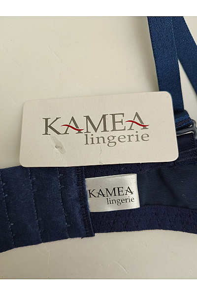Kamea lingerie Modrá krajková push up podprsenka s výšivkou Velikost EU 70B | kamea lingerie | obrázek 8
