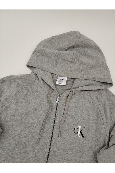 Calvin Klein Pánská bavlněná mikina na zip s kapucí a výšivkou Velikost XL | Calvin Klein | obrázek 5