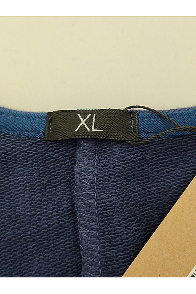 Be wear Modré bavlněné midi šaty s dlouhým rukávem do áčka Velikost XL | Be wear | obrázek 8
