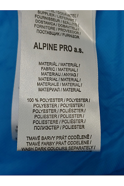 ALPINE PRO Modrá lehká sportovní větrová bunda s kapucí se zipem Vel. M | ALPINE PRO | obrázek 8