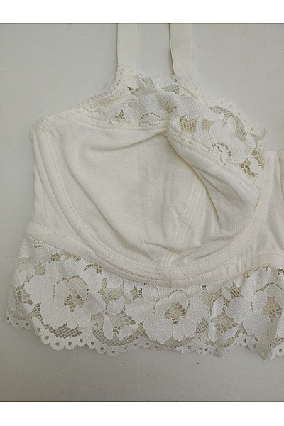 LISCA Bílá krajková braletová podprsenka s kosticemi Vel. EU 85 B | LISCA | obrázek 3