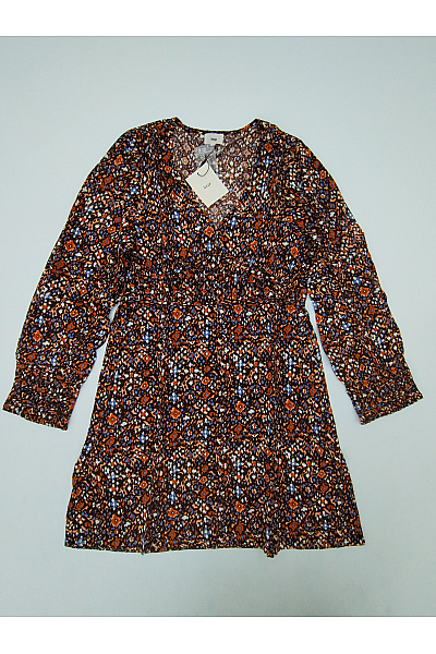 ANGE Barevné mini šaty s dlouhým rukávem boho Vel. XL | ANGE | obrázek 2