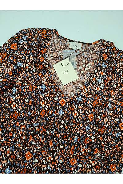 ANGE Barevné mini šaty s dlouhým rukávem boho Vel. XL | ANGE | obrázek 5