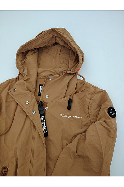 Khujo Dámská hnědá dlouhá parka s kapucí a zipem Vel. SMALL | Khujo | obrázek 4