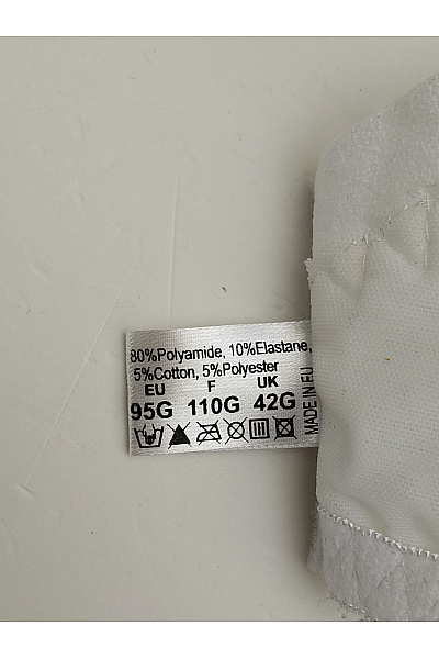 Kamea lingerie Bílá krajková kosticová podprsenka se širokými ramínky Velikost EU 95G | kamea lingerie | obrázek 9