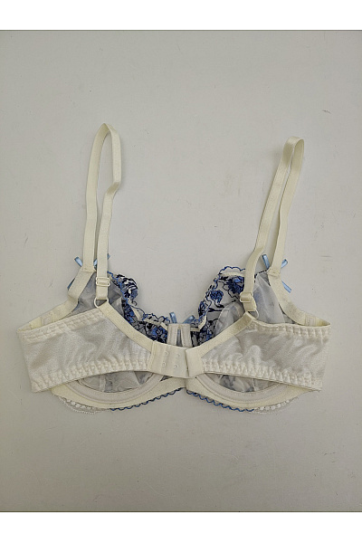 Kamea lingerie Bílá krajková kosticová podprsenka s výšivkou Velikost EU 80B | kamea lingerie | obrázek 5