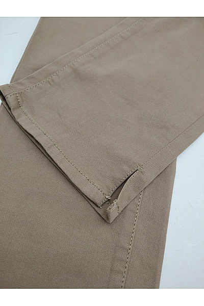 BRAX Dámské bavlněné chino kalhoty s rozparkem khaki Velikost EU 38 | BRAX | obrázek 3
