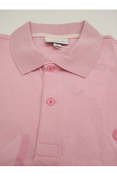 LACOSTE Růžové bavlněné polo tričko s krátkým rukávem a potiskem | LACOSTE | obrázek 4