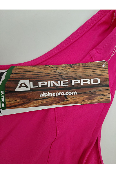 ALPINE PRO Růžové sportovní letní šaty na ramínka do áčka Vel. L | ALPINE PRO | obrázek 5