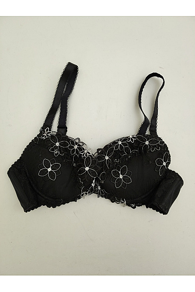 Kamea lingerie Černá krajková push up podprsenka s ozdobami Velikost EU 75A | kamea lingerie | obrázek 2