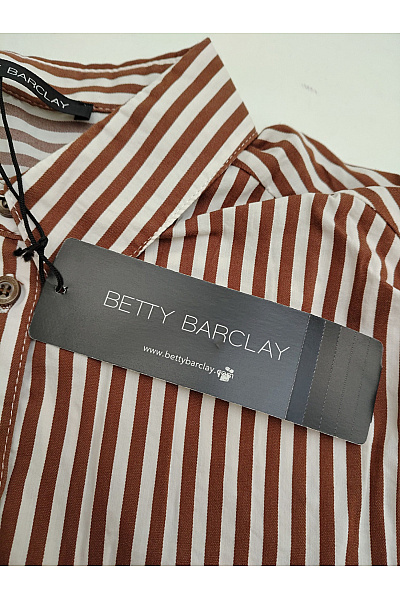 BETTY BARCLAY Dámská bavlněná pruhovaná košile s dlouhým rukávem Velikost DE 38 | BETTY BARCLAY | obrázek 7