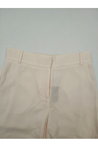 APART Béžové elegantní kalhoty s vysokým pasem Velikost EU 36 | APART | obrázek 4
