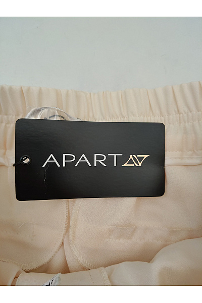 APART Béžové elegantní kalhoty s vysokým pasem Velikost EU 36 | APART | obrázek 5