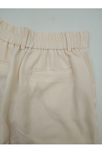 APART Béžové elegantní kalhoty s vysokým pasem Velikost EU 36 | APART | obrázek 9
