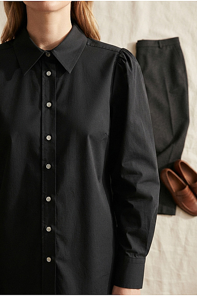 Seidensticker Černá Dámská Košile S Dlouhým Rukávem Elegantní Vel. EU 46
