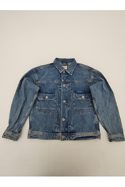 JACK & JONES Pánská bavlněná džínová bunda modrá jarní přechodová Velikost M | JACK & JONES | obrázek 2