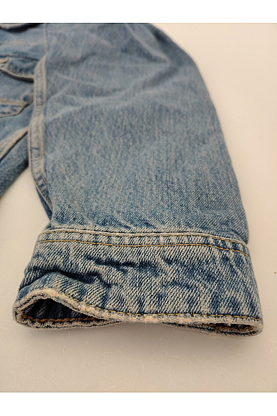 JACK & JONES Pánská bavlněná džínová bunda modrá jarní přechodová Velikost M | JACK & JONES | obrázek 3
