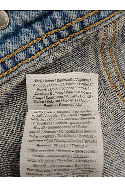 JACK & JONES Pánská bavlněná džínová bunda modrá jarní přechodová Velikost M | JACK & JONES | obrázek 8