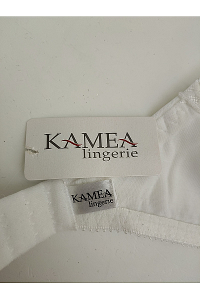 Kamea lingerie Černobílá krajková kosticová podprsenka s ozdobami Velikost EU 85C | kamea lingerie | obrázek 10