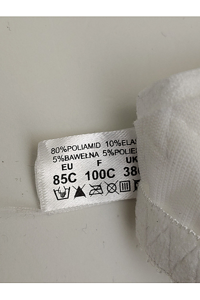 Kamea lingerie Černobílá krajková kosticová podprsenka s ozdobami Velikost EU 85C | kamea lingerie | obrázek 11