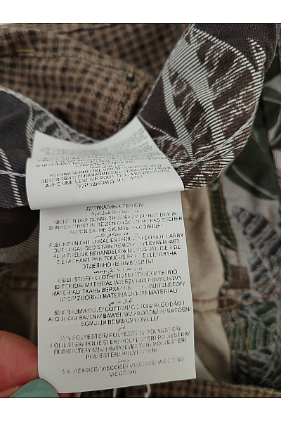 BRAX Pánské hnědé bavlněné chinos kalhoty s pepito vzorem Velikost US 38/32 | BRAX | obrázek 7