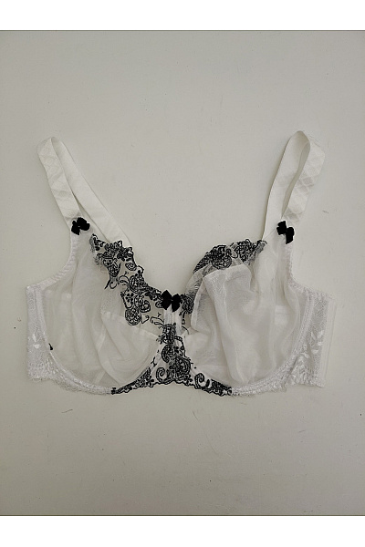 Kamea lingerie Bílá krajková kosticová podprsenka s ozdobami Vel. EU 95G | kamea lingerie | obrázek 2