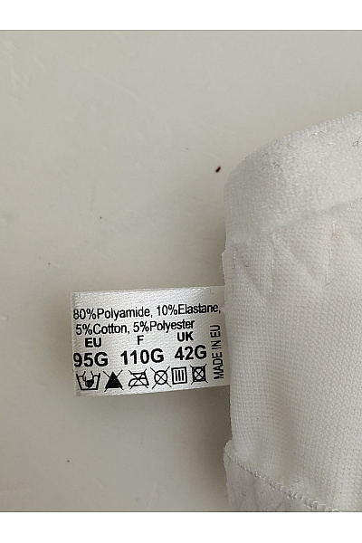 Kamea lingerie Bílá krajková kosticová podprsenka s ozdobami Vel. EU 95G | kamea lingerie | obrázek 11