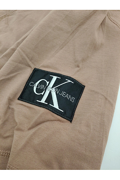 Calvin Klein Pánské bavlněné tričko s krátkým rukávem a kulatým výstřihem hnědé Velikost XXL | Calvin Klein | obrázek 5