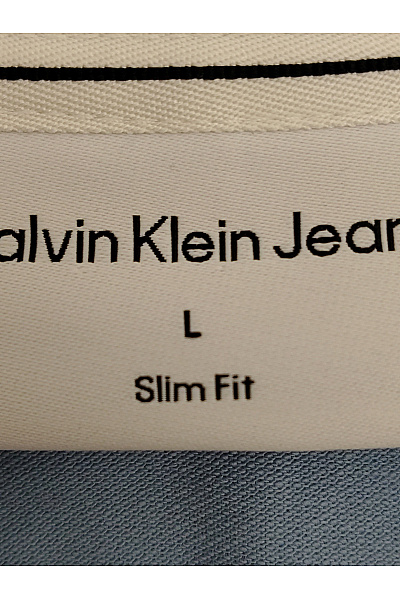 Calvin Klein Pánské bavlněné polo tričko s krátkým rukávem modré | Calvin Klein | obrázek 7