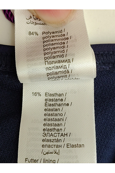 Lasca Modrá plavková podprsenka s kosticemi a volánky Vel. EU 38B | Lasca | obrázek 9