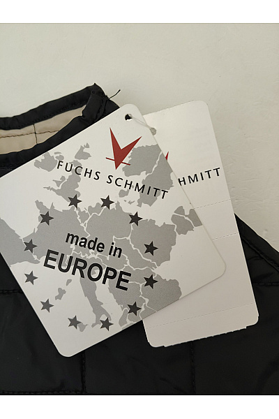 FUCHS SCHMITT Černá prošívaná dlouhá vesta s kapucí Velikost EU 36 | FUCHS SCHMITT | obrázek 5
