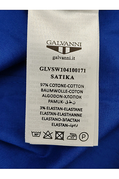 Galvanni Pánská bavlněná košile s dlouhým rukávem modrá regular fit Vel. XL | Galvanni | obrázek 6