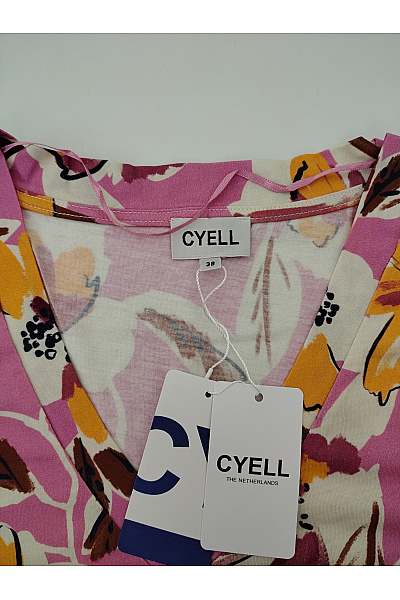 CYELL Růžové bavlněné pyžamové šaty s květinovým vzorem | CYELL | obrázek 5