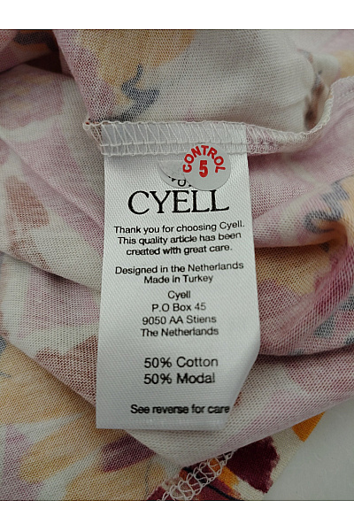 CYELL Růžové bavlněné pyžamové šaty s květinovým vzorem | CYELL | obrázek 6