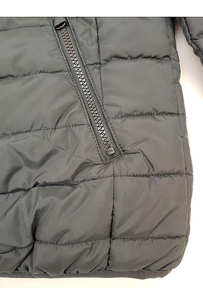 JACK & JONES Pánská černá prošívaná bunda se zipem Vel. EU L | JACK & JONES | obrázek 3
