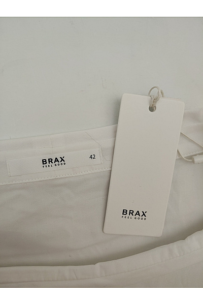 BRAX Bílá bavlněná dámská košile s dlouhým rukávem elegantní Vel. EU 42 | BRAX | obrázek 5