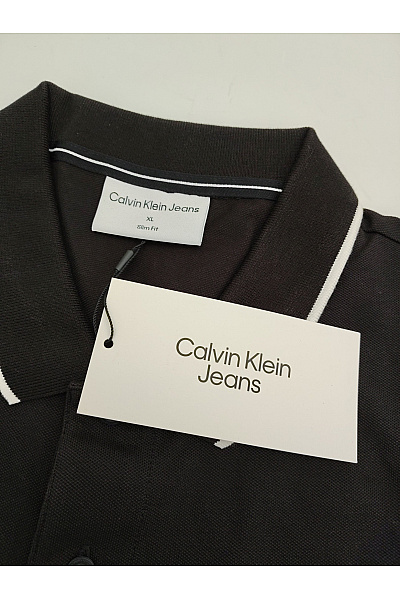 Calvin Klein Pánské bavlněné polo tričko s krátkým rukávem a límečkem | Calvin Klein | obrázek 7