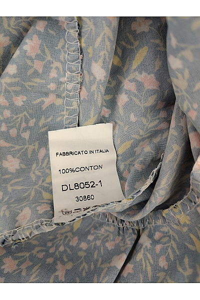 MADE IN ITALY Černé květované zavinovací maxi šaty na ramínka Vel. M | MADE IN ITALY | obrázek 4