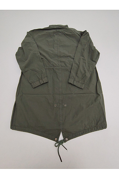 DRYKORN Pánská bavlněná parka khaki vojenská přechodová bunda Velikost S | DRYKORN | obrázek 7