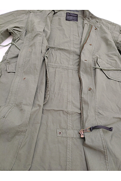 DRYKORN Pánská bavlněná parka khaki vojenská přechodová bunda Velikost S | DRYKORN | obrázek 8