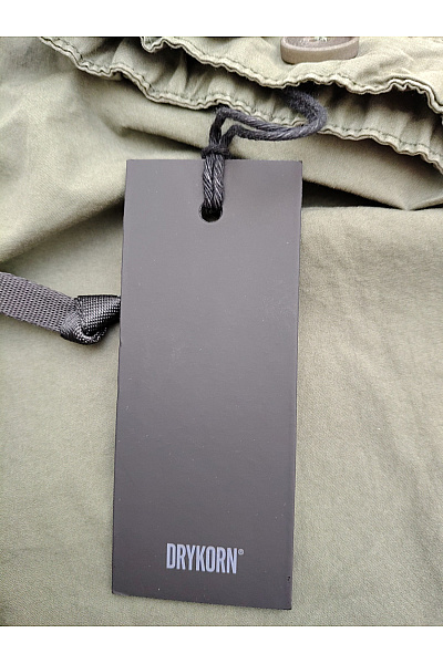 DRYKORN Pánská bavlněná parka khaki vojenská přechodová bunda Velikost S | DRYKORN | obrázek 9